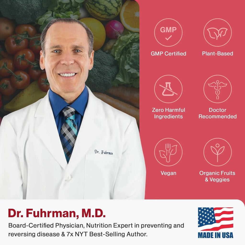 Dr. Fuhrman Pixie Vites Chewable Children's multivitamin | Whole Food Kids Multi with Vitamin D3, K2 & Zinc | Dr. Fuhrman Au supplements