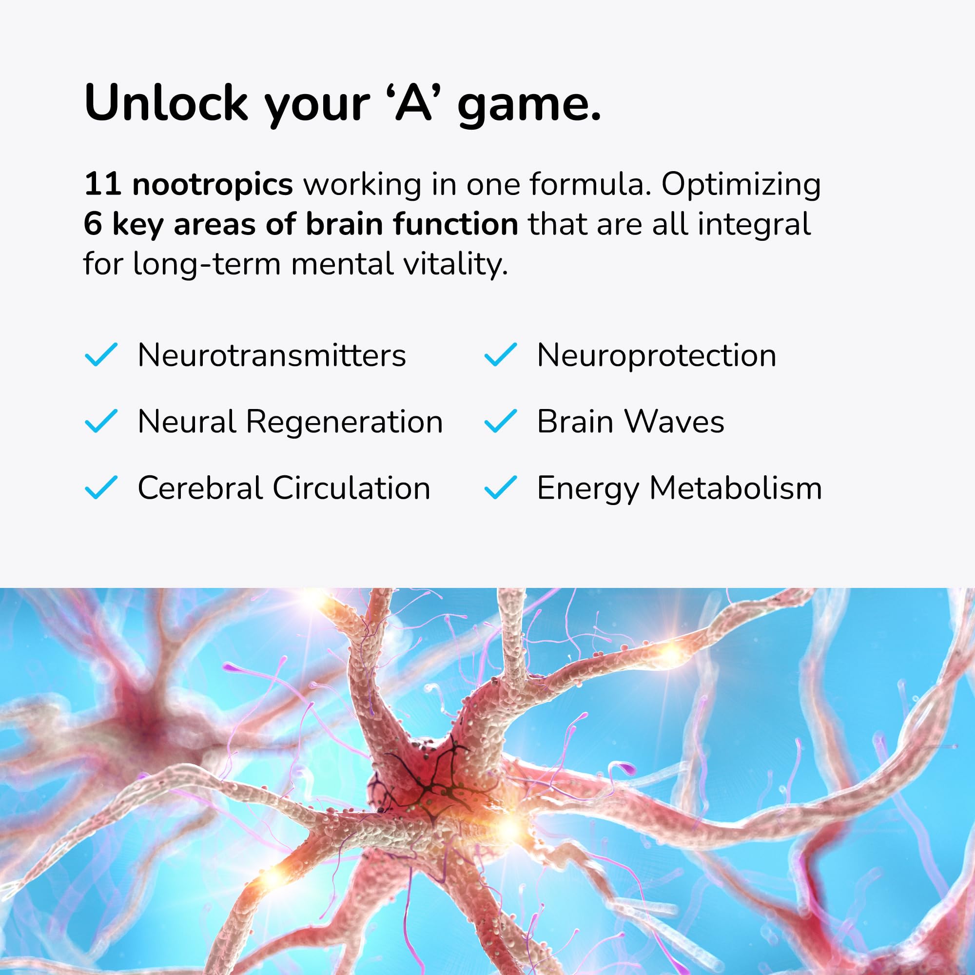 Mind Lab Pro® MLP® v4 Universal  Booster Supplement for Focus, Memory, Clarity, Energy - 60-Count - Plant-Based, Naturally Sourced Memory Vitamins