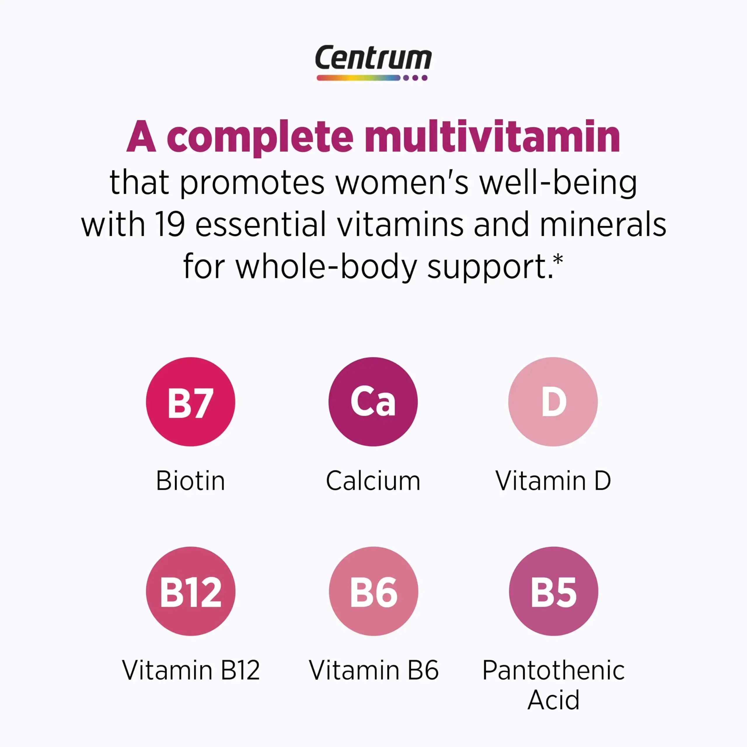 Centrum Complete Multivitamin Supplement + Hot Flash Support Menopause Support Tablets, with Clinically Studied geniVida, 30 Count Centrum Au supplements