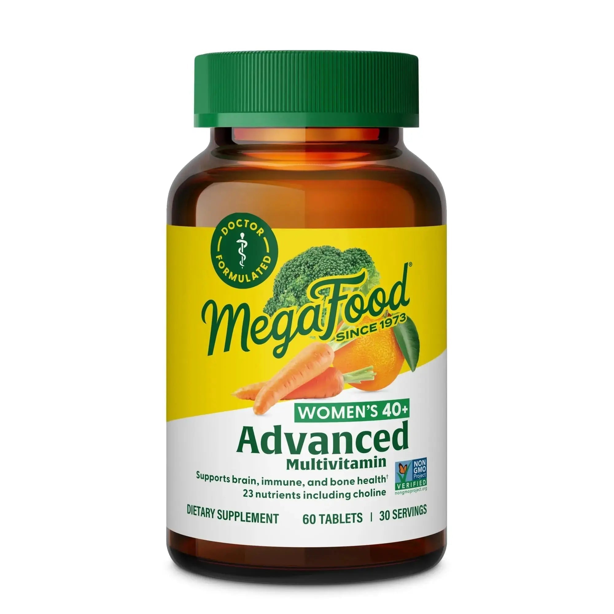 MegaFood Women's 40+ Multivitamin - Multivitamin Supplement for Women with Iron, Vitamins C, B12, K2, A, B6, Choline, and more MegaFood Au supplements