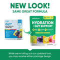 Venture Pal 2-in-1 Hydration Packets + Gut Health Electrolytes Powder - 7 Electrolytes & 5 Vitamins, Probiotics