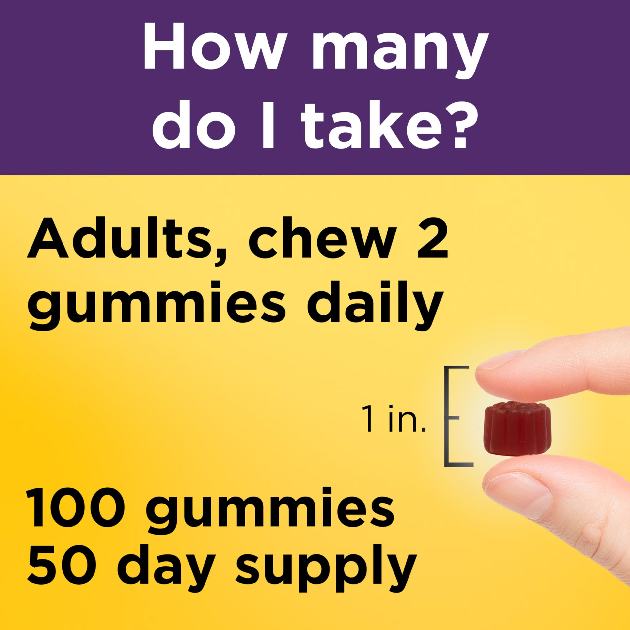 Nature Made Elderberry Gummies with Vitamin C and Zinc, Dietary Supplement for Immune Support
