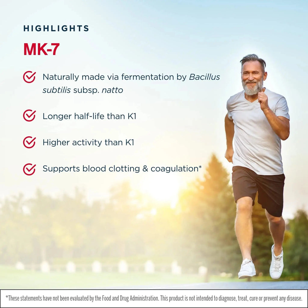 Jarrow Formulas MK-7 90 mcg - 120 Softgels, Pack of 2 - Superior Vitamin K Product for Building Strong Bones Jarrow Formulas Au supplements