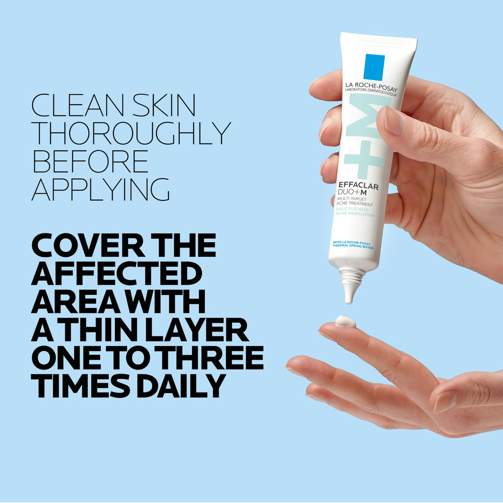 La Roche-Posay Effaclar Salicylic Acid Acne Treatment For Face, Mattifying Acne Gel Cream Spot Treatment for Blackheads