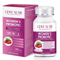 GDMENUTRI Women's Probiotics, 120 Tablets 120 Billion CFU 18 Strains, Contains Organic Prebiotic Cranberry, Probiotic Supplement for Digestion,