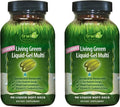 Irwin Naturals Women's Living Green Liquid-Gel Multi - 120 Liquid Softgels, Pack of 2 - Includes 70 Essential Nutrients, Vitamins & Minerals Irwin Naturals Au supplements