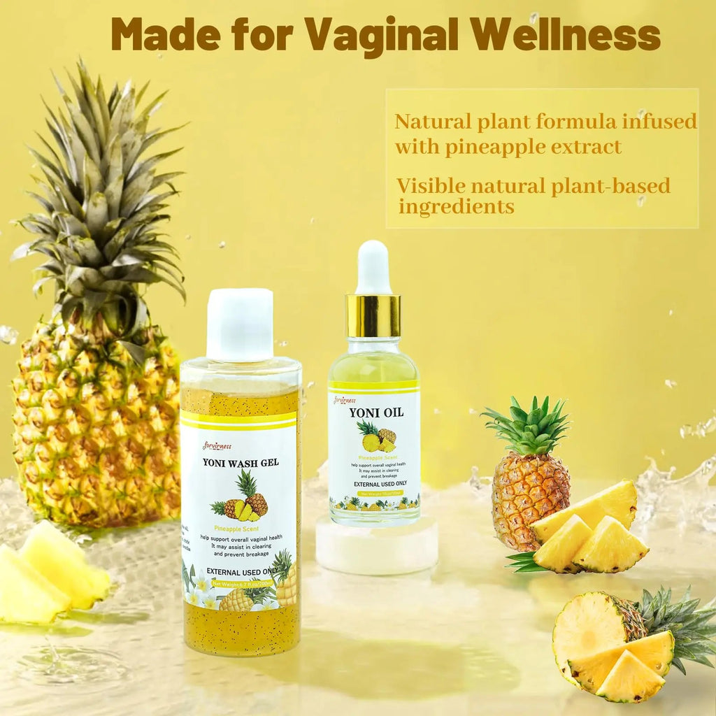 forvirness Natural Yoni Wash Yoni Oil Set, Cleanse - Remove Odor - ph Balance Feminine Wash forvirness Au supplements