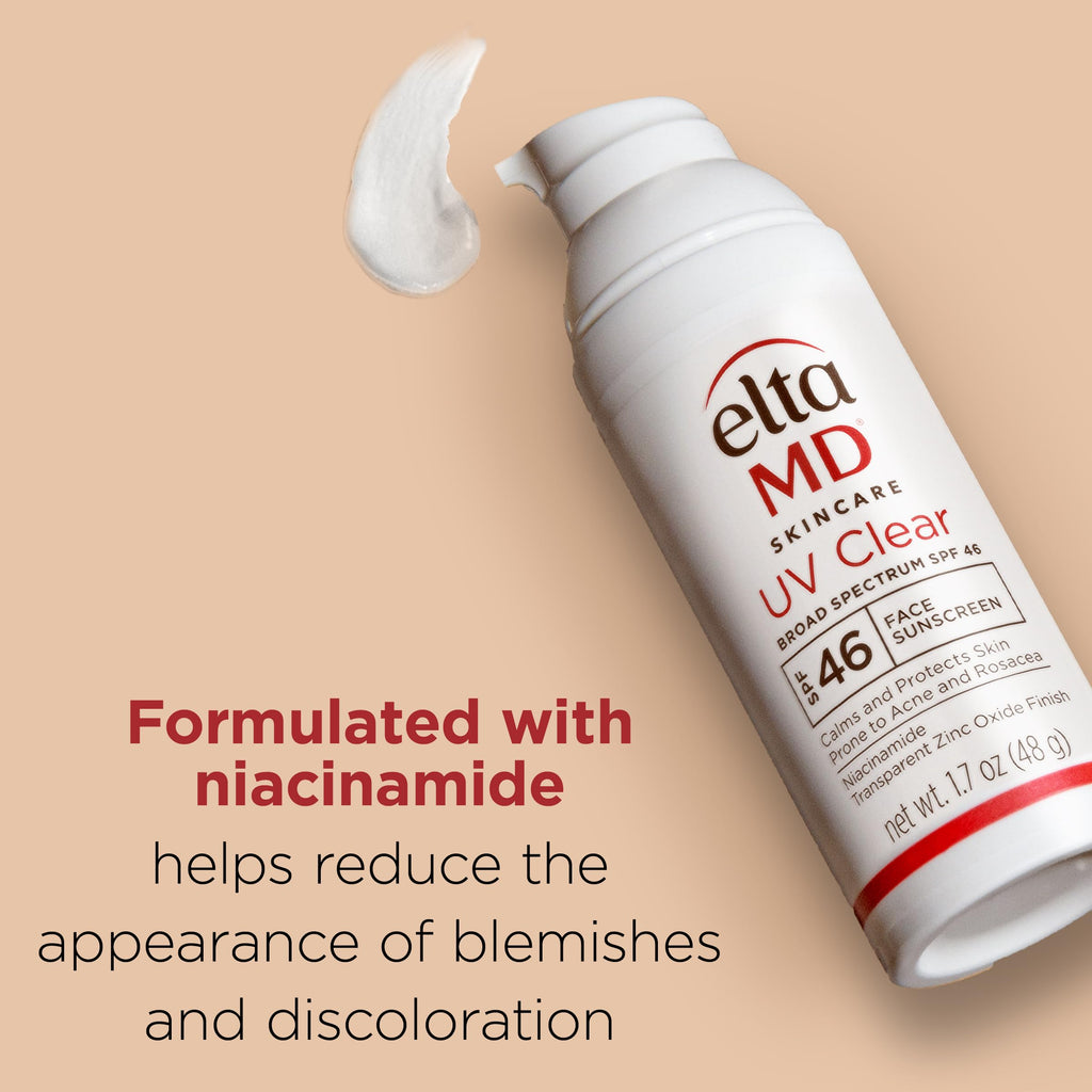 EltaMD UV Clear Face Sunscreen SPF 46, Oil Free for Face with Zinc Oxide, Dermatologist Recommended Sunscreen Lotion