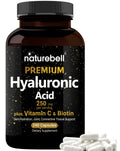 NatureBell Hyaluronic Acid Supplements 250mg | 240 Capsules, with Biotin 5000mcg NatureBell Au supplements