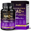 Bualle NAD Supplement, Liposomal NAD Resveratrol Supplement Contains Berberine, Alpha Lipoic Acid,Hyaluronic Acid & Quercetin - Joint Function& Support Anti-Aging,NMN Alternative -120 Capsules Bualle Au supplements