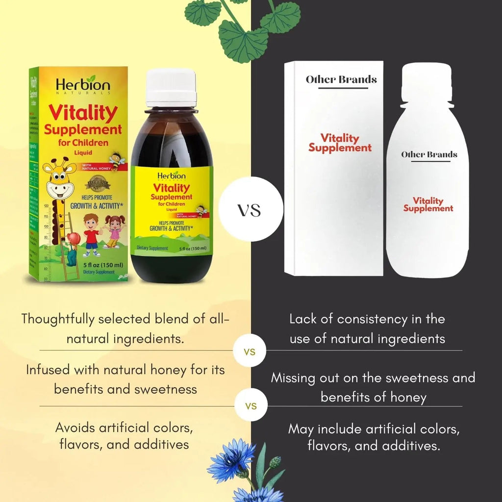 Herbion Naturals Vitality Supplement Syrup for Children, Promotes Growth and Appetite Herbion Naturals Au supplements