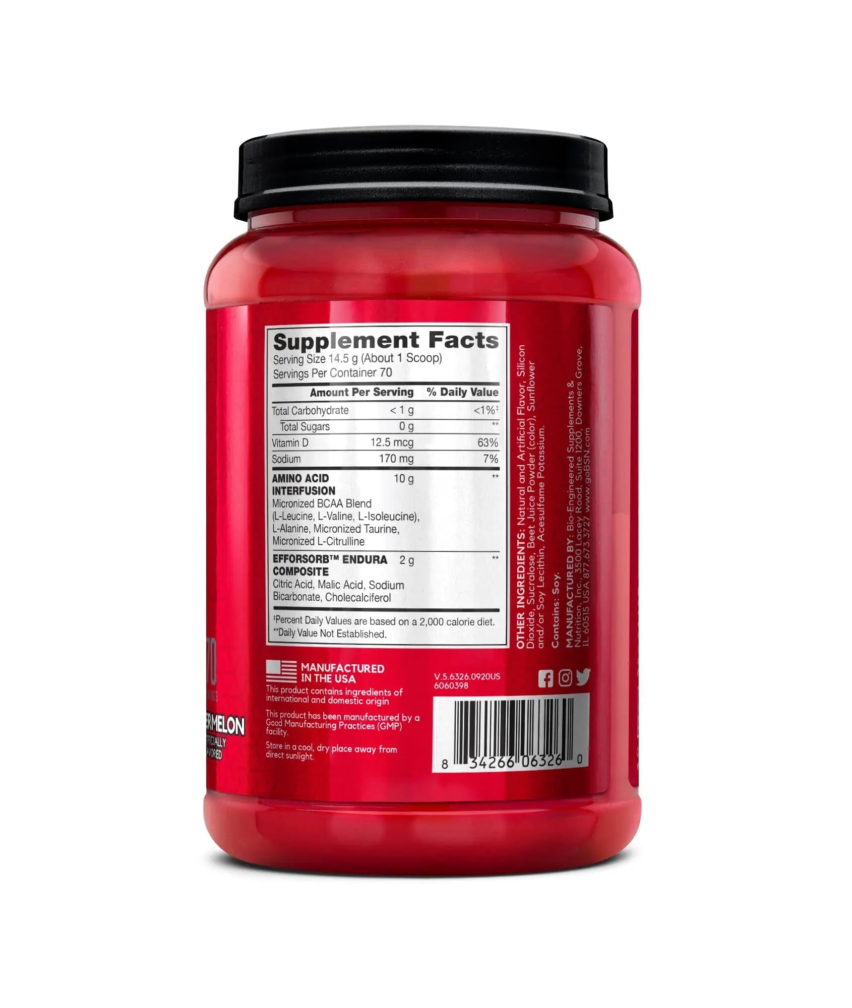 BSN Amino X Muscle Recovery & Endurance Powder with BCAAs, Intra Workout Support BSN Au supplements
