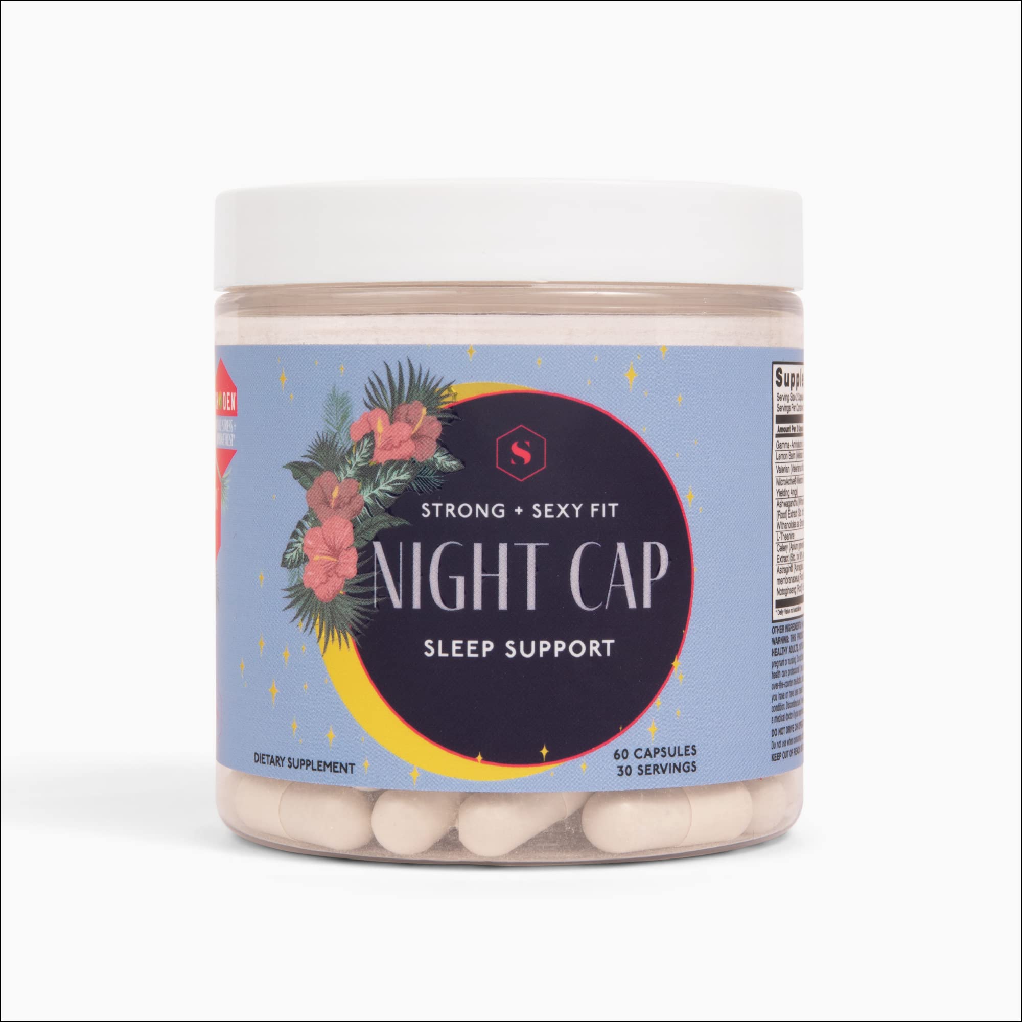 Strong + Sexy Fit Night Cap Sleep Support, Supplement to Help You Fall Asleep Faster Strong + Sexy Fit Au supplements