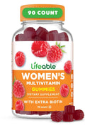Lifeable Womens Multivitamin Gummy | with Vitamin A, C, D, E, Niacin, B6, Folate, B12, Biotin, Pantothenic Acid, Iodine, Zinc | Lifeable Au supplements