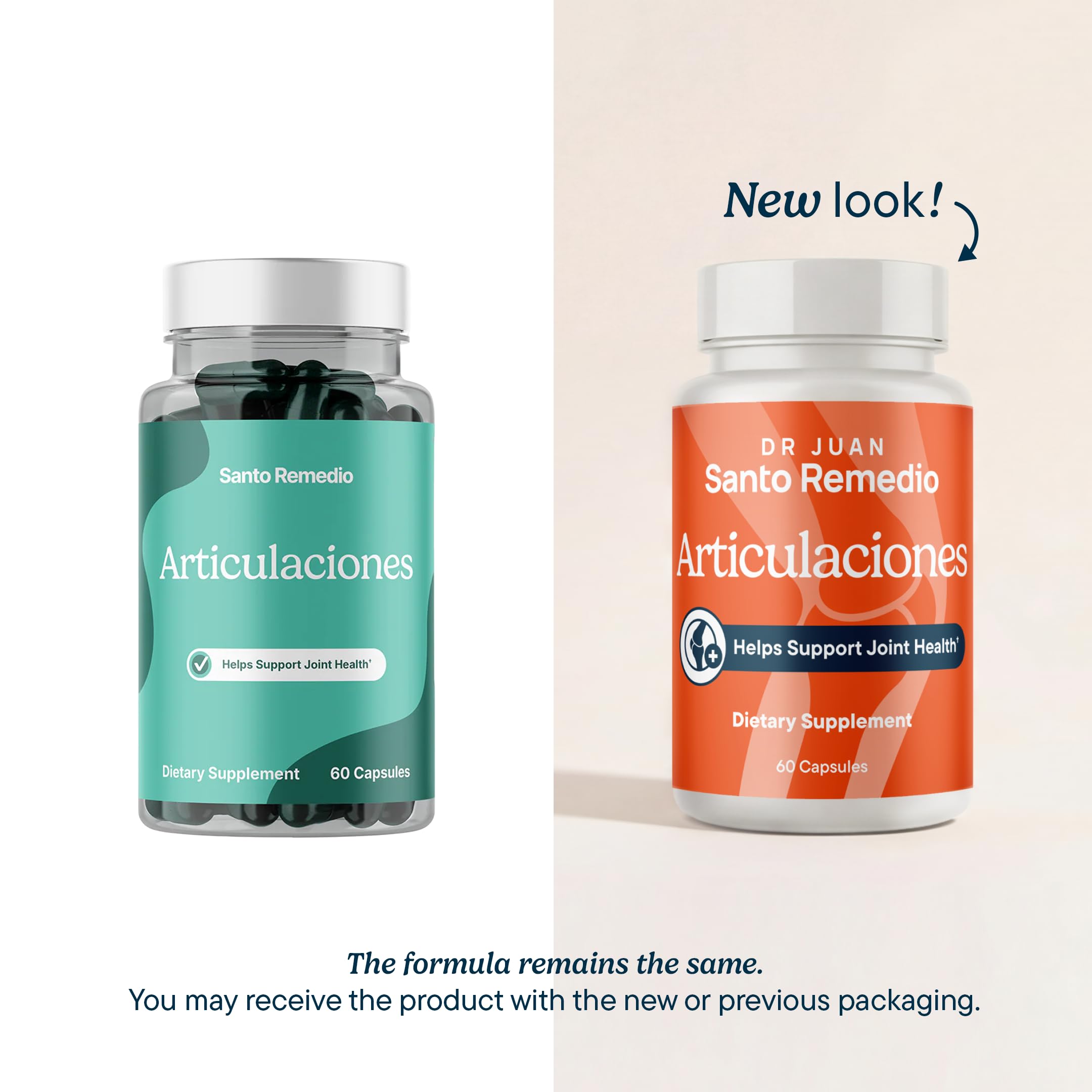 Santo Remedio Articulaciones, Joint Health Support, Promotes Joint Comfort and Function, Contains Clinically Proven Ingredients, TamaFlex™, 60 Servings Santo Remedio Au supplements