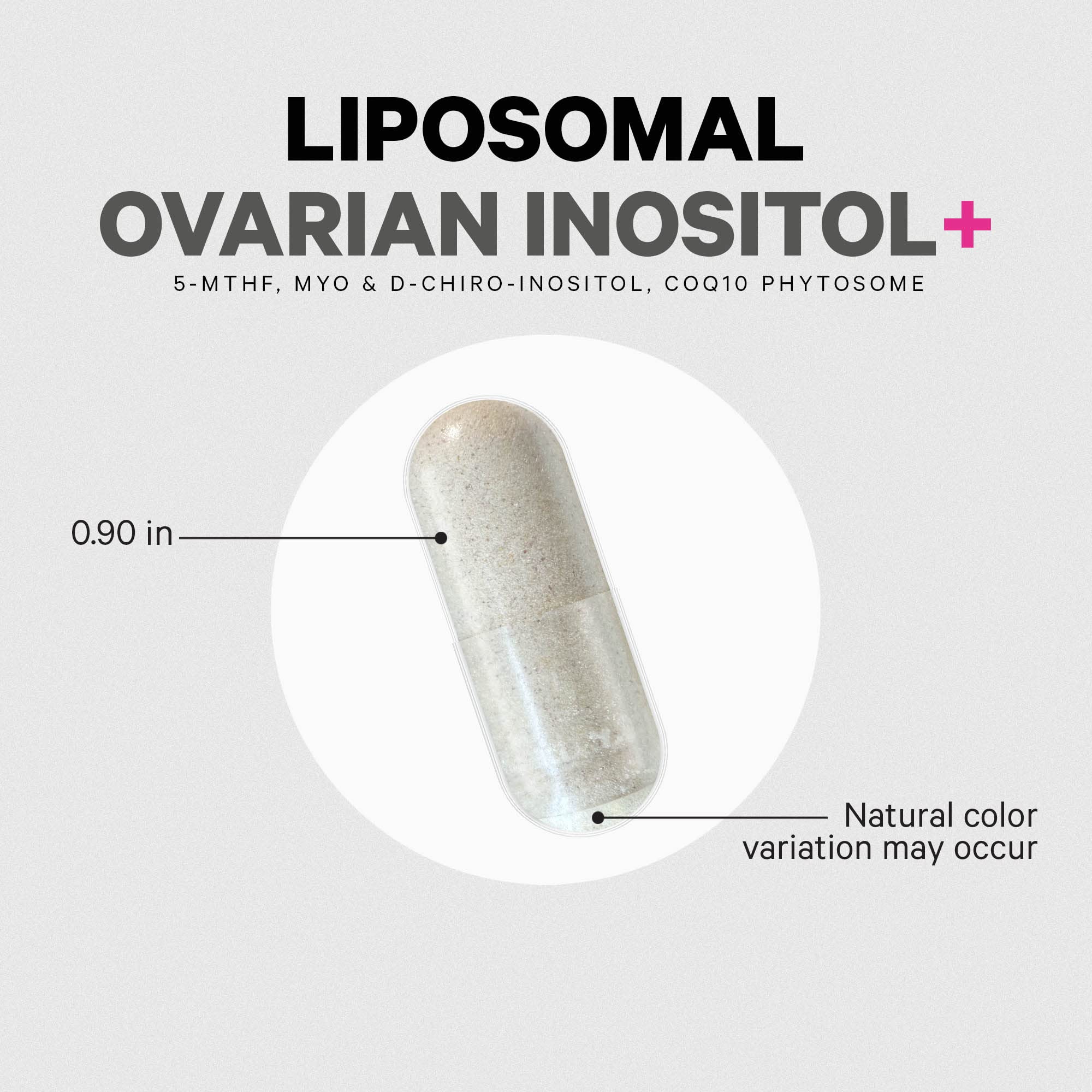 Codeage Liposomal Ovarian Inositol+ Supplement - Myo-Inositol & D-Chiro-Inositol 40:1 Blend, Folate 5-MTHF, CoQ10, Pomegranate & Wild Blueberry, Liposomal Delivery, Non-GMO, Gluten-Free - 120 Capsules Codeage Au supplements