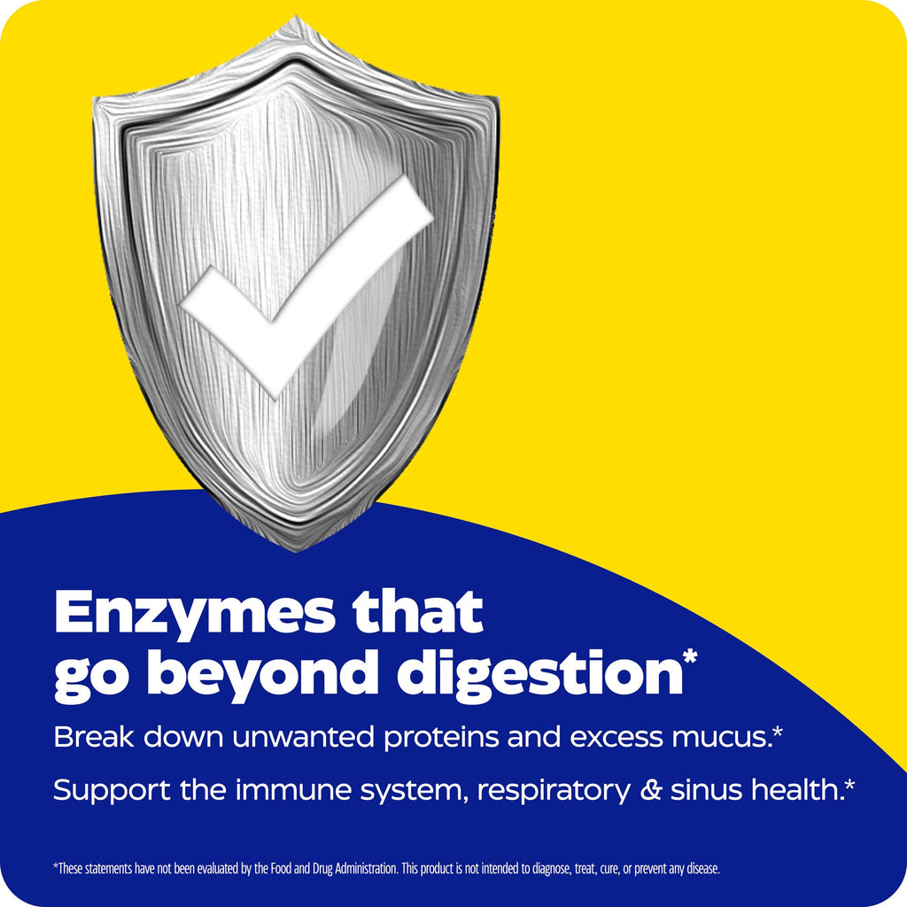 Enzymedica Immune Defense Regular Strength Caps - Proteolytic Enzyme Supplement for Men & Women, Immune Health Support Supplement with Protease, Catalase
