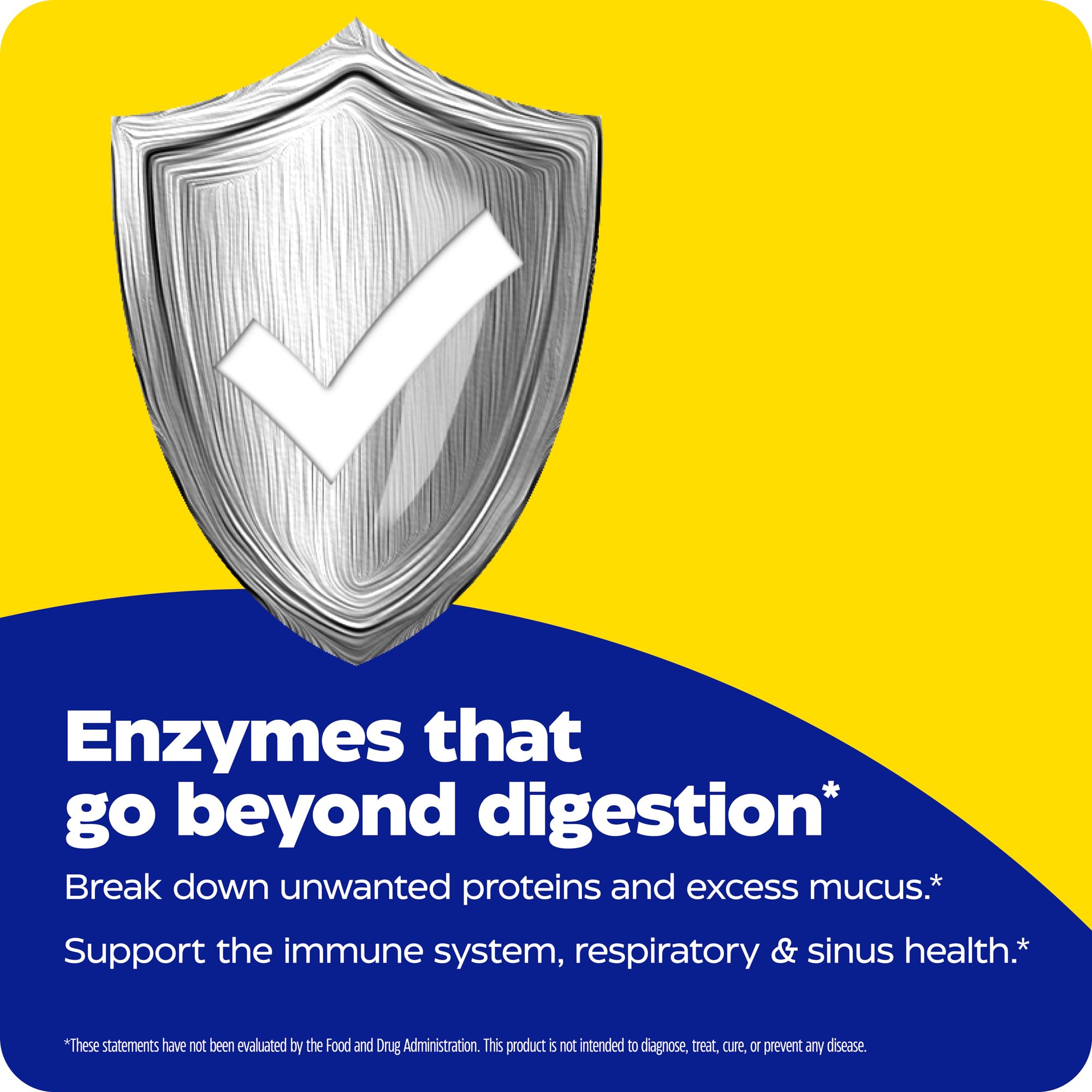 Enzymedica Immune Defense Regular Strength Caps - Proteolytic Enzyme Supplement for Men & Women, Immune Health Support Supplement with Protease, Catalase