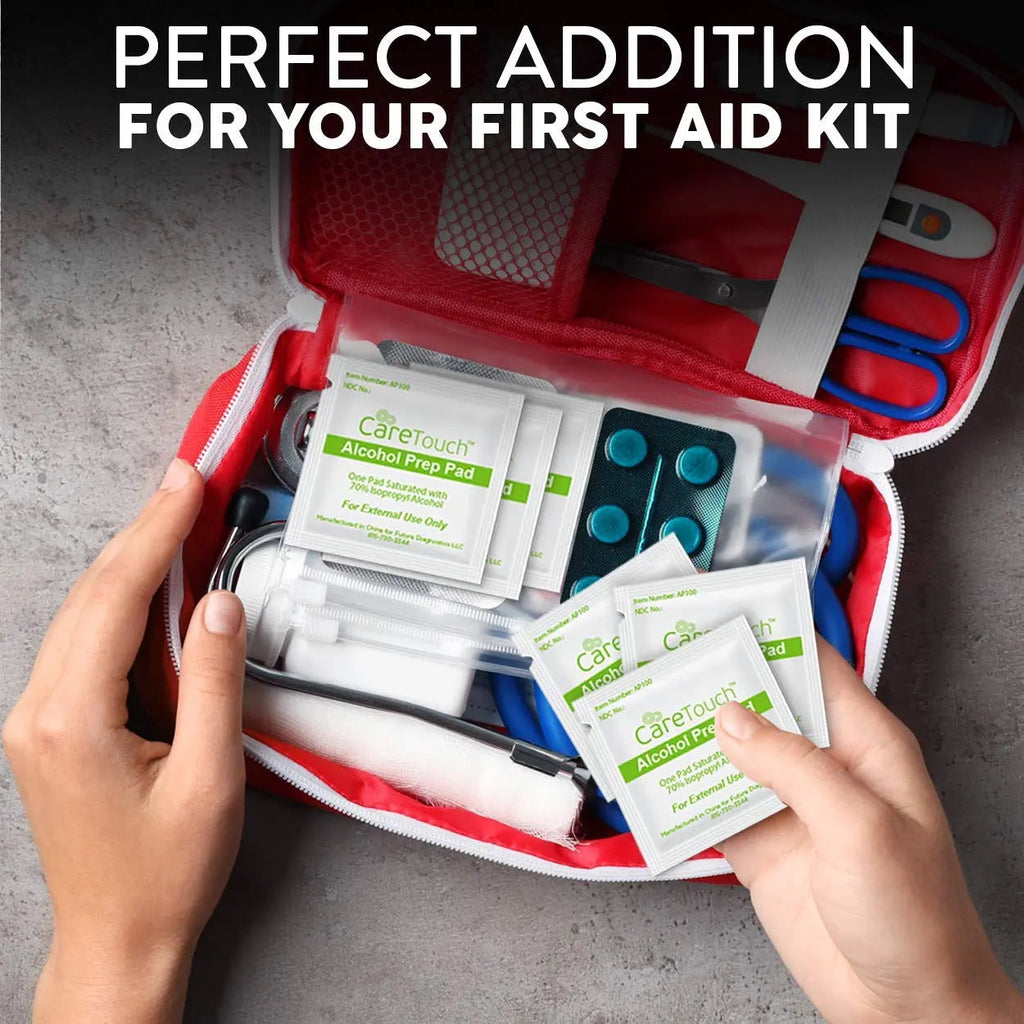Care Touch Alcohol Wipes - Individually Wrapped Alcohol Prep Pads with 70% Isopropyl Care Touch Au supplements