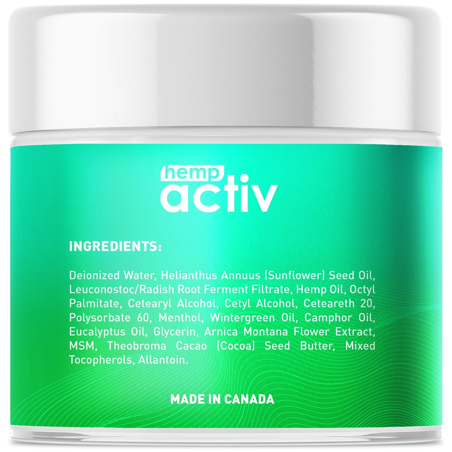 HEMPACTIV Cooling Hemp Cream – Menthol, MSM & Arnica – Fast-Absorbing, Non-Greasy Formula for Muscles & Joints – 4oz Best-Value Size HEMPACTIV Au supplements