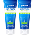 AUVON Menthol Pain Relief Gel for Chronic Joint & Back Pain, Arthritis Pain Reliever for Muscle Pain Relief, Fast-Acting Menthol Cooling Gel Soothes Knee, Hip, Shoulder, Neck Pain, 3 FL OZ Per Pack AUVON Au supplements