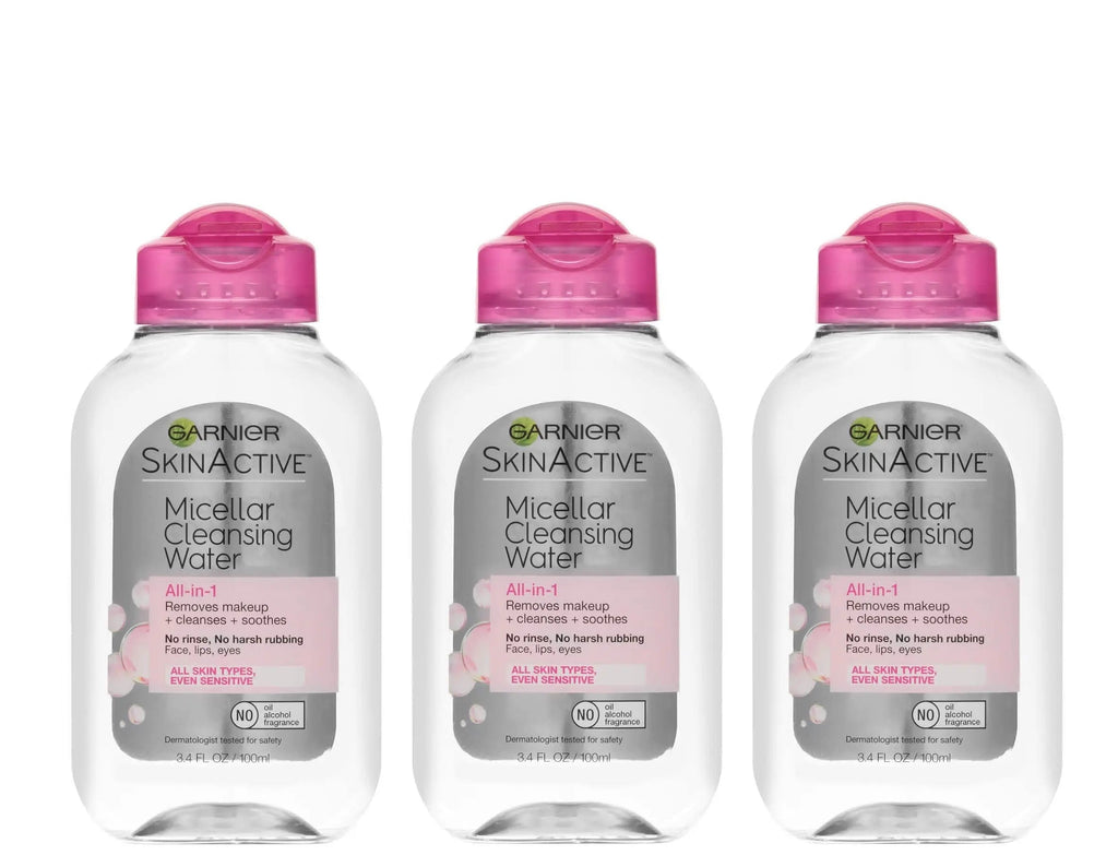 Garnier SkinActive Micellar Cleansing Water, For All Skin Types, 3.4 fl; oz., 3 Count Garnier Au supplements