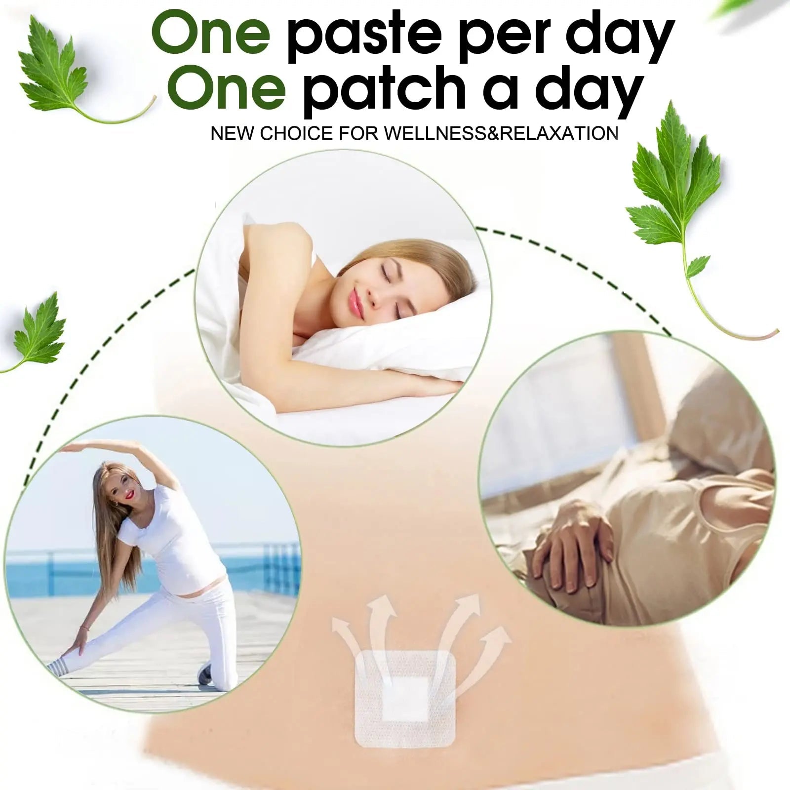 Bubchen Mugwort Belly Patch,30Pcs Natural Wormwood Essence and 30Pcs Belly Sticker BURWSEKK Au supplements