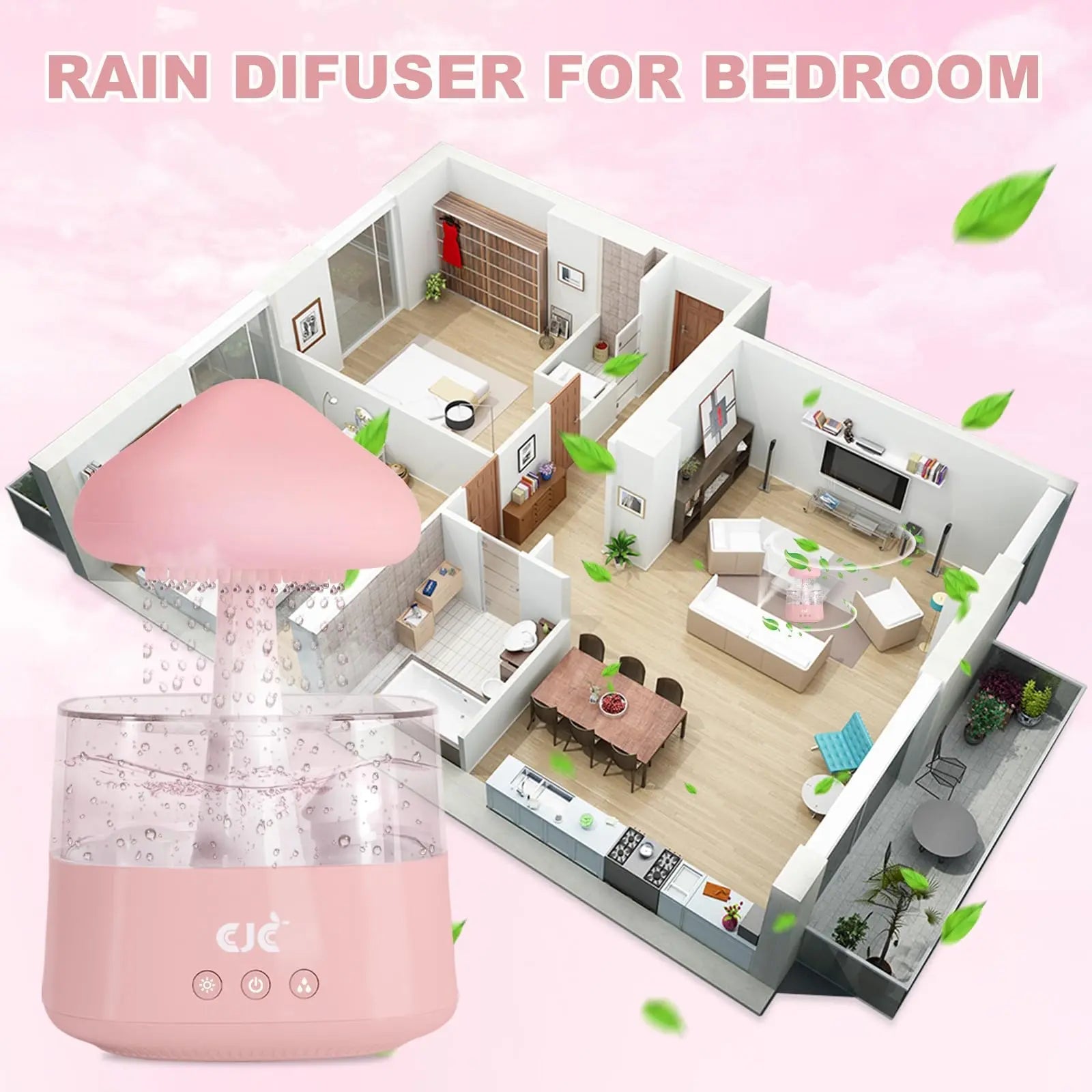 Humidifiers for Bedroom, 7 Color-Changing Led Night Lights, Aromatherapy Essential Oil cjc Au supplements
