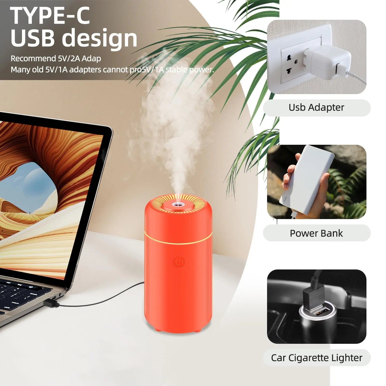 CHOUWEEK Car Essential Oil Diffuser, Mini Portable Air Diffuser for Aromatherapy, Small USB CHOUWEEK Au supplements