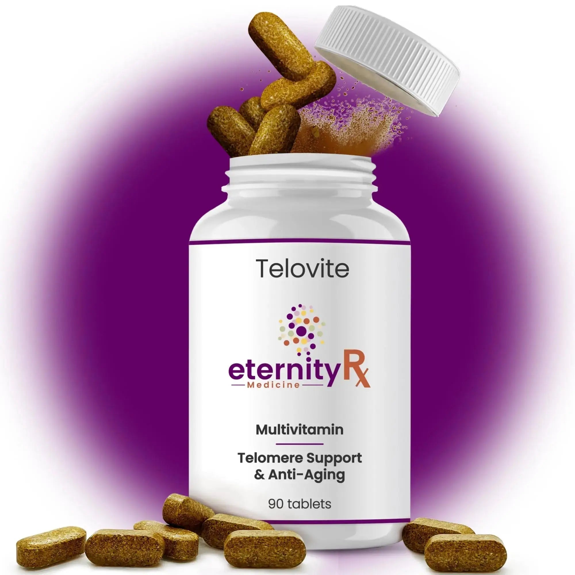 Telovite Daily Multivitamin for Men & Women – Telomere & Cellular Health Support – High Potency Vitamins A, D, E, C, B-Complex Eternity Medicine Rx Au supplements