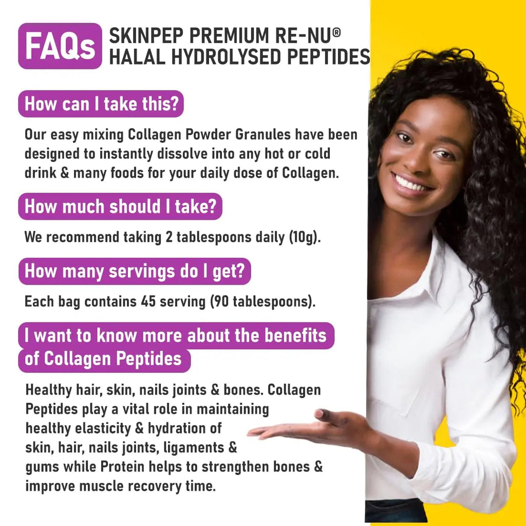 Collagen Powder, Ultra Premium Hydrolysed Bovine Collagen Peptides by SkinPep Skin Pep Au supplements
