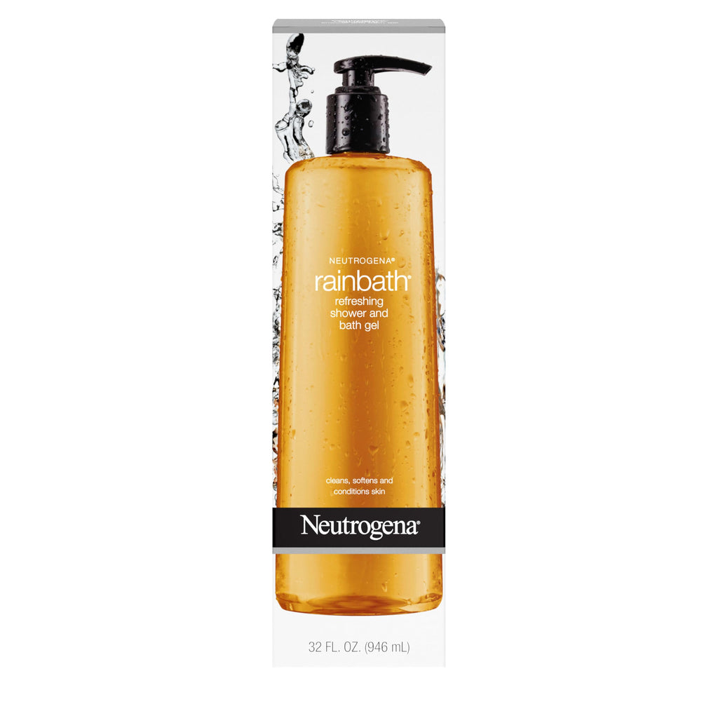 Neutrogena Rainbath Cleansing Shower & Bath Gel, Daily Moisturizing Body Wash Cleanser