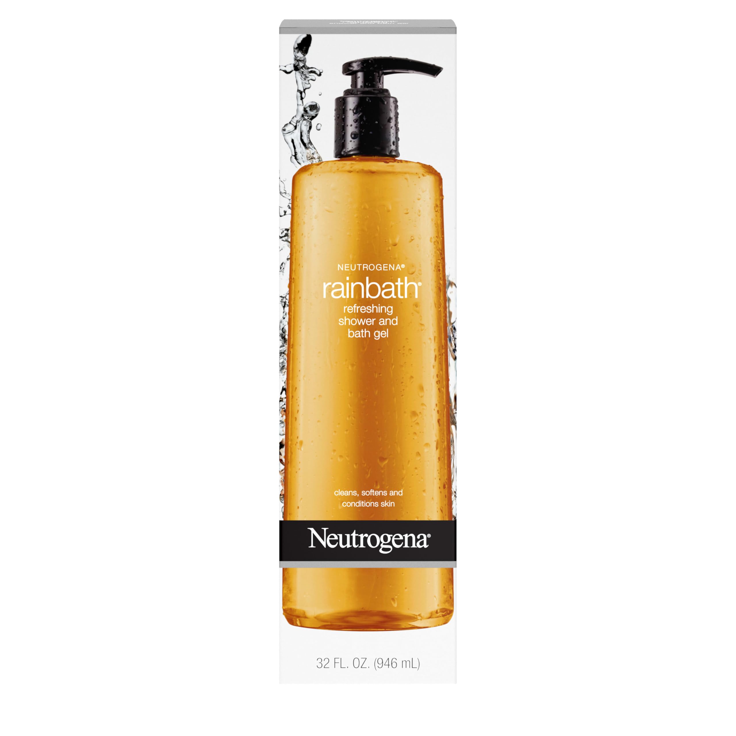Neutrogena Rainbath Cleansing Shower & Bath Gel, Daily Moisturizing Body Wash Cleanser
