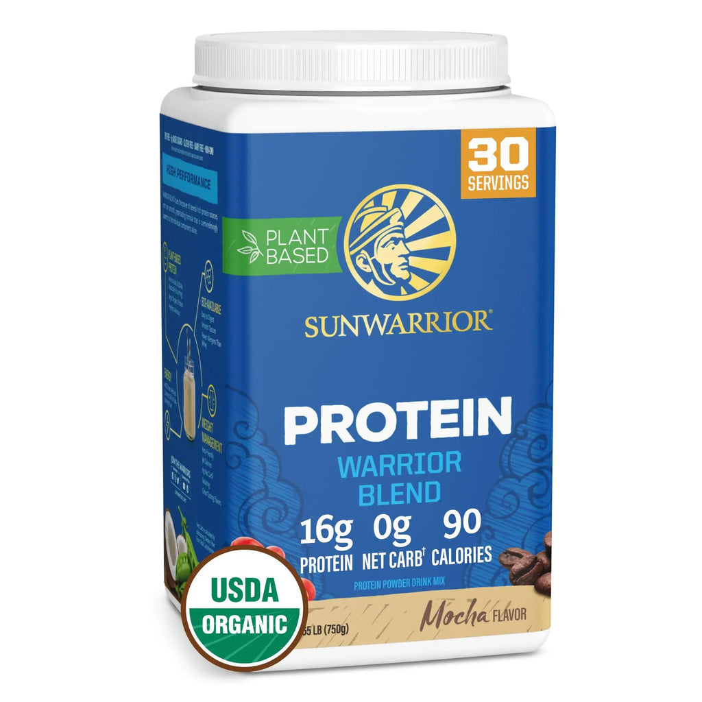 Sunwarrior Warrior Blend, Mocha, 750 Gram Sunwarrior Au supplements