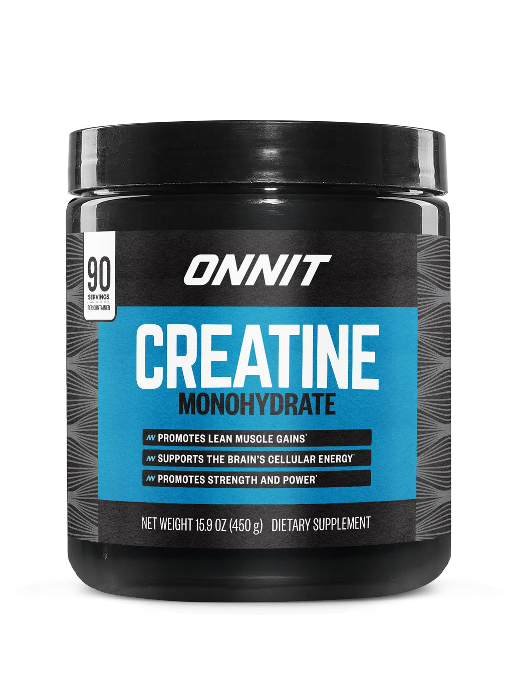 ONNIT Creatine Monohydrate Powder – Unflavored, 90-Serving Value Size – Supports Strength, Lean Muscle, and Brain Energy† – Keto Friendly, No Fillers, 90 Servings, 15.29 oz ONNIT Au supplements