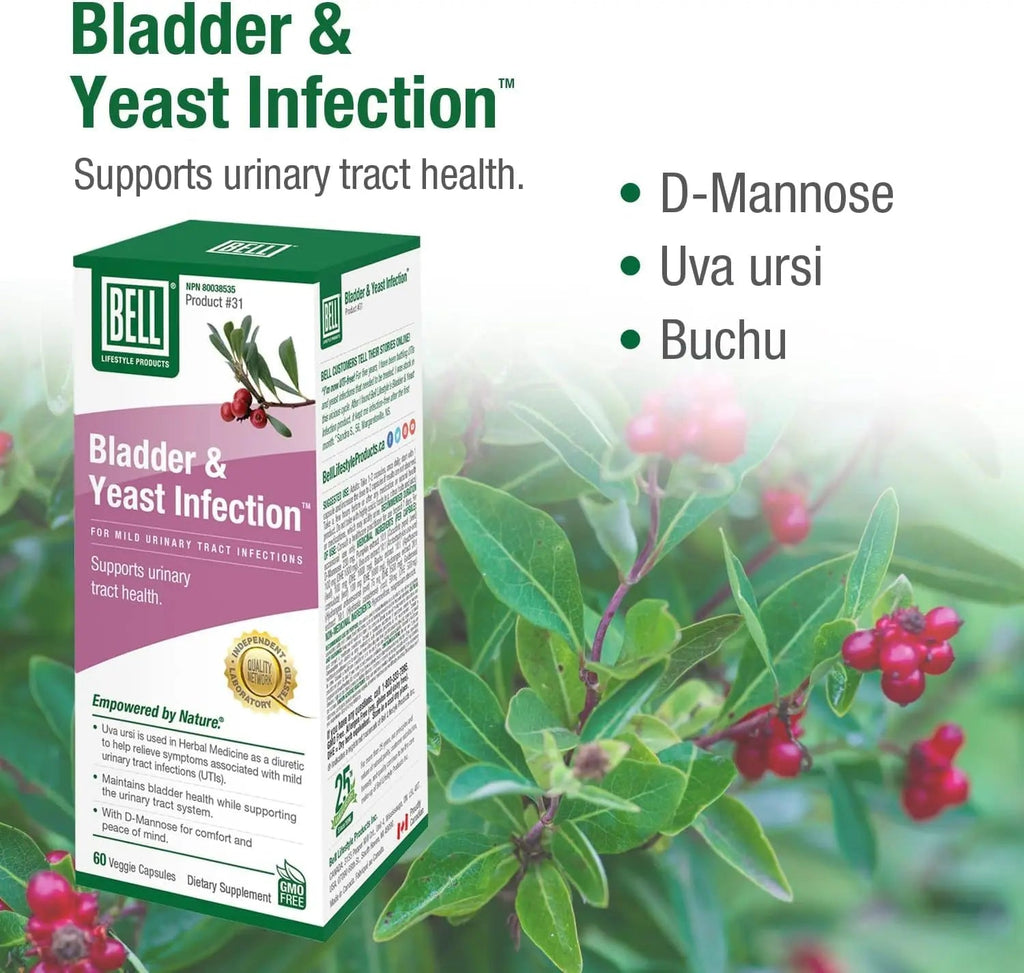 Bell Lifestyle Products Bladder Health and Yeast Balance - 60 Capsules Bell Au supplements