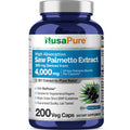 NusaPure Saw Palmetto 20:1 Extract, 200 mg Equivalent to 4,000 mg per Veggie Caps 200 Count Non-GMO, Vegan, Vegetarian, Bioperine NusaPure Au supplements