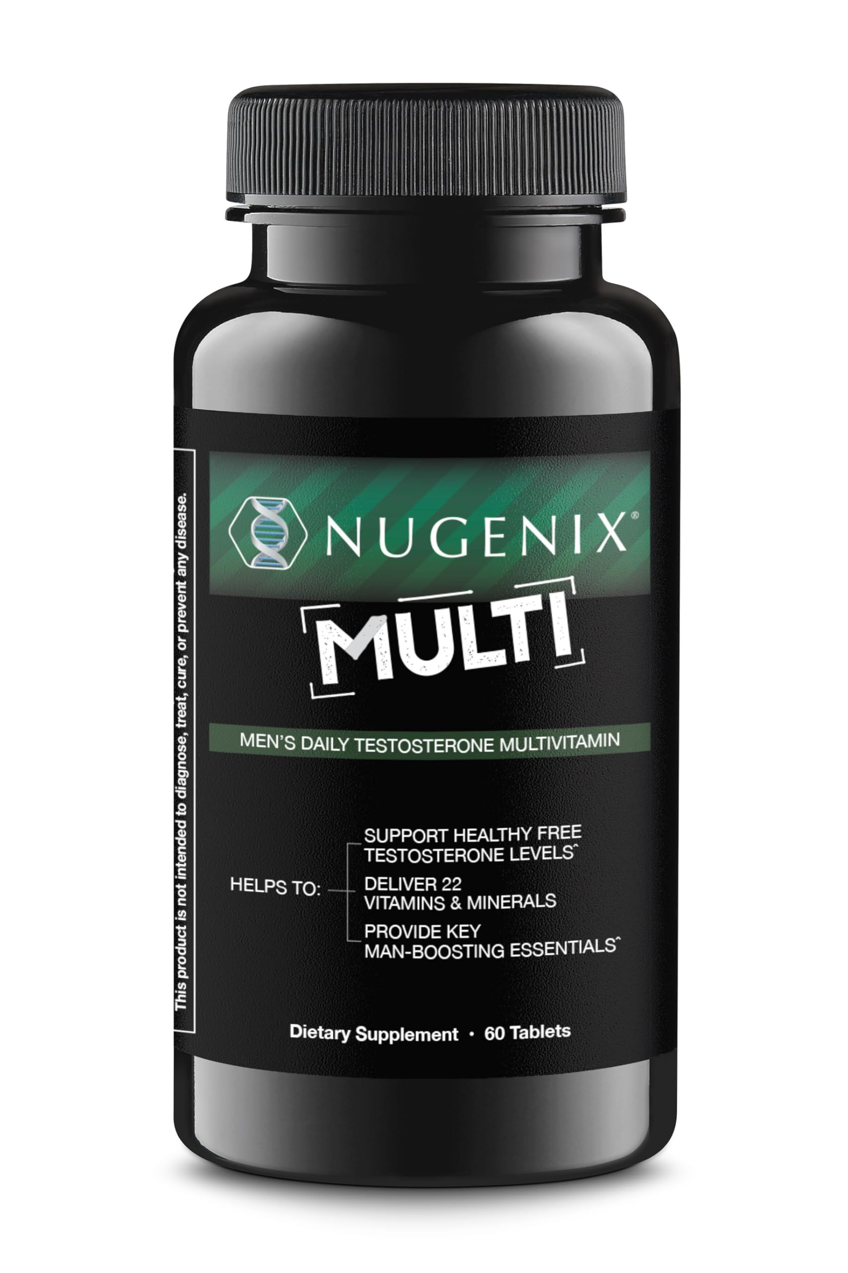 Nugenix Multivitamin for Men, Multivitamin and Support - 19 Vitamins and Minerals, Supports Free , Balance Cortisol, Promotes Nitric Oxide Production