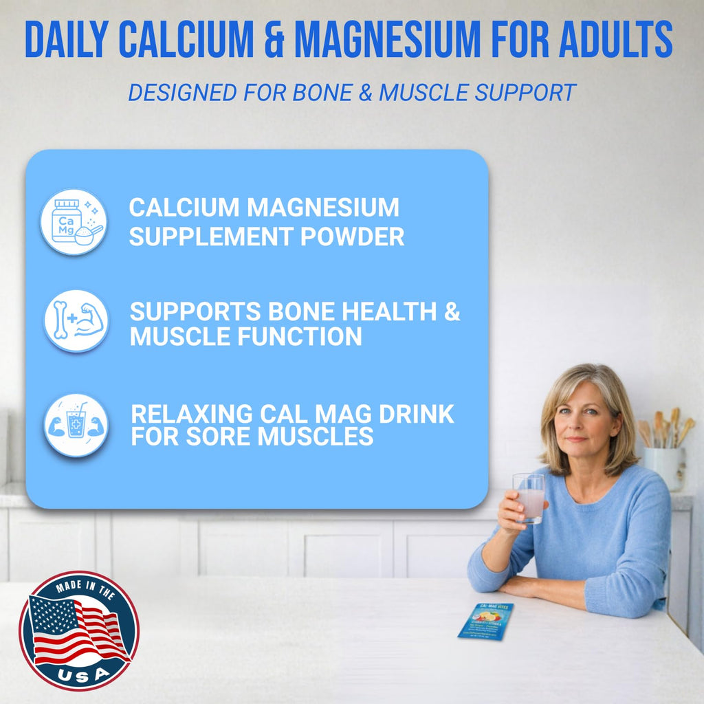 Dr. Price’s Cal-Mag Vites – Strawberry Lemon, 30 Packs | Calcium Magnesium Powder Packets + Vitamin D3, K & Boron | Calming Bone & Muscle Support for Kids & Adults | Doctor-Formulated, Made in USA Dr. Price's Vitamins Au supplements