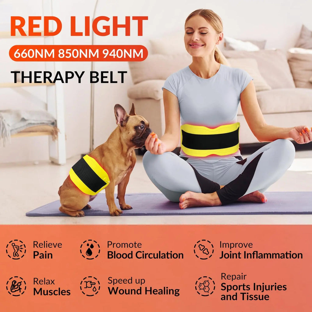 Fimem Red Light Therapy Belt 660nm 850nm 940nm, Red Light Therapy Device for Back, Infrared Light Therapy Fimem Au supplements