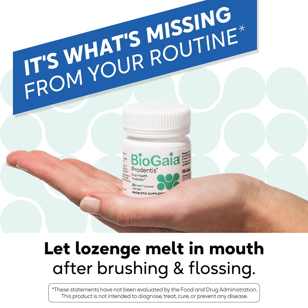 BioGaia Prodentis | Oral Probiotics | Promotes Healthy Gums & Teeth | Defends Against Bad Breath & Dental Problems | Improves Oral Health