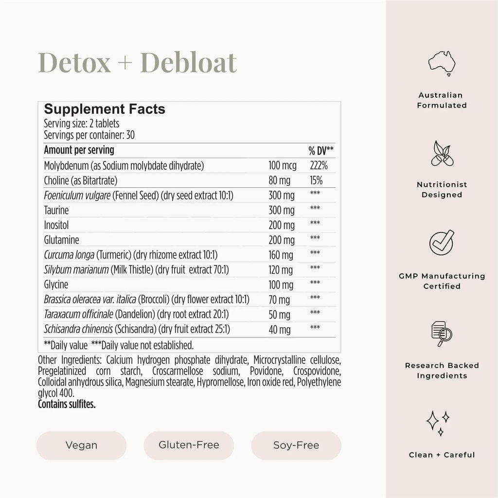 JSHealth Vitamins Detox and Debloat Liver Health Formula | Liver Detox Pills | Debloating JSHealth Au supplements