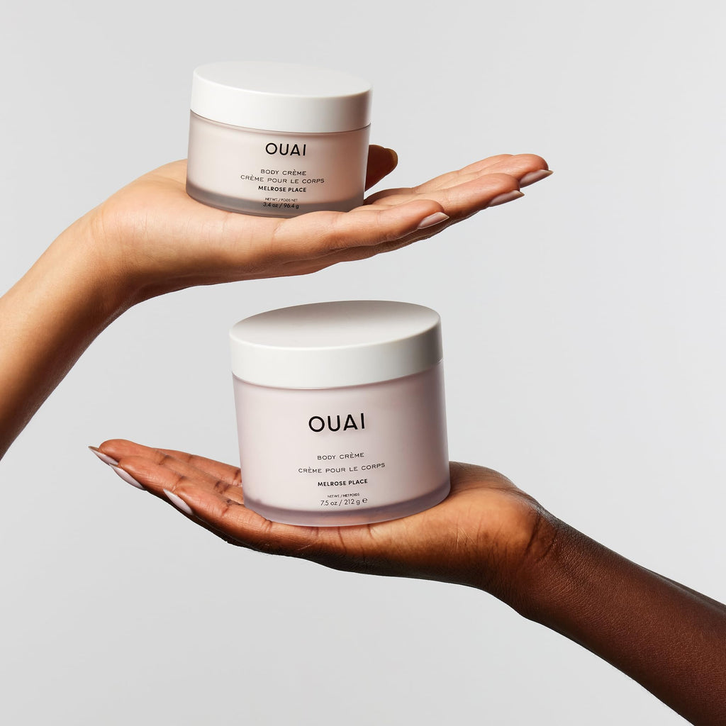 OUAI Body Cream Travel Size, Melrose Place - Hydrating Whipped Body Cream with Cupuaçu Butter, Coconut Oil & Squalane - Softens Skin and Delivers Healthy-Looking Glow - Sulfate Free Skin Care (3.4 Oz) OUAI Au supplements