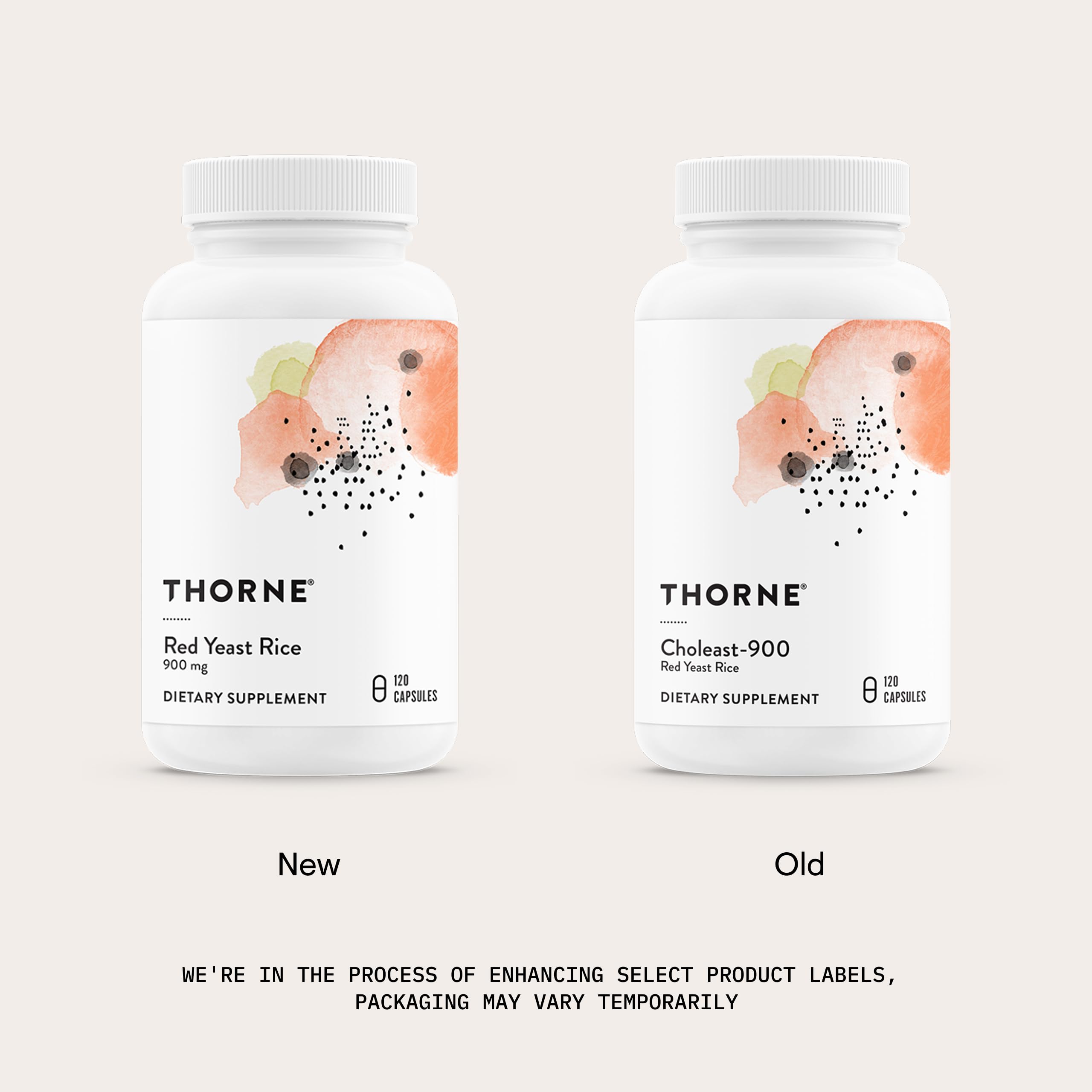 THORNE - Red Yeast Rice (Formerly Choleast-900) - Supports Healthy Cholesterol Levels Already in a Normal Range, Heart Health & Blood Pressure* - Gluten-Free, Dairy-Free - 120 Capsules THORNE Au supplements