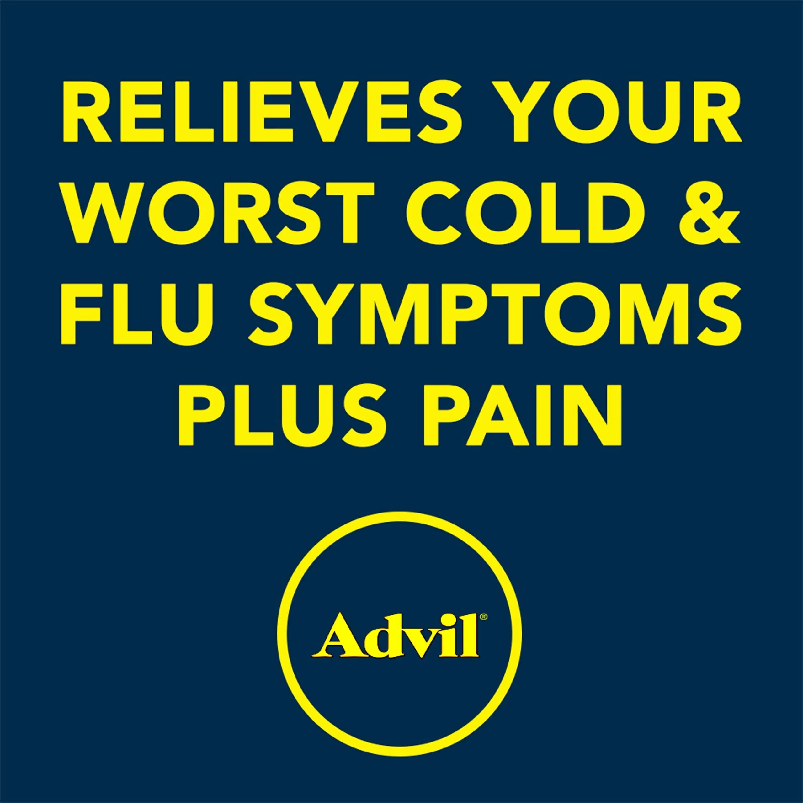 Advil Multi Symptom Cold and Flu Medicine, Cold Medicine for Adults with Ibuprofen, Phenylephrine HCL Advil Au supplements