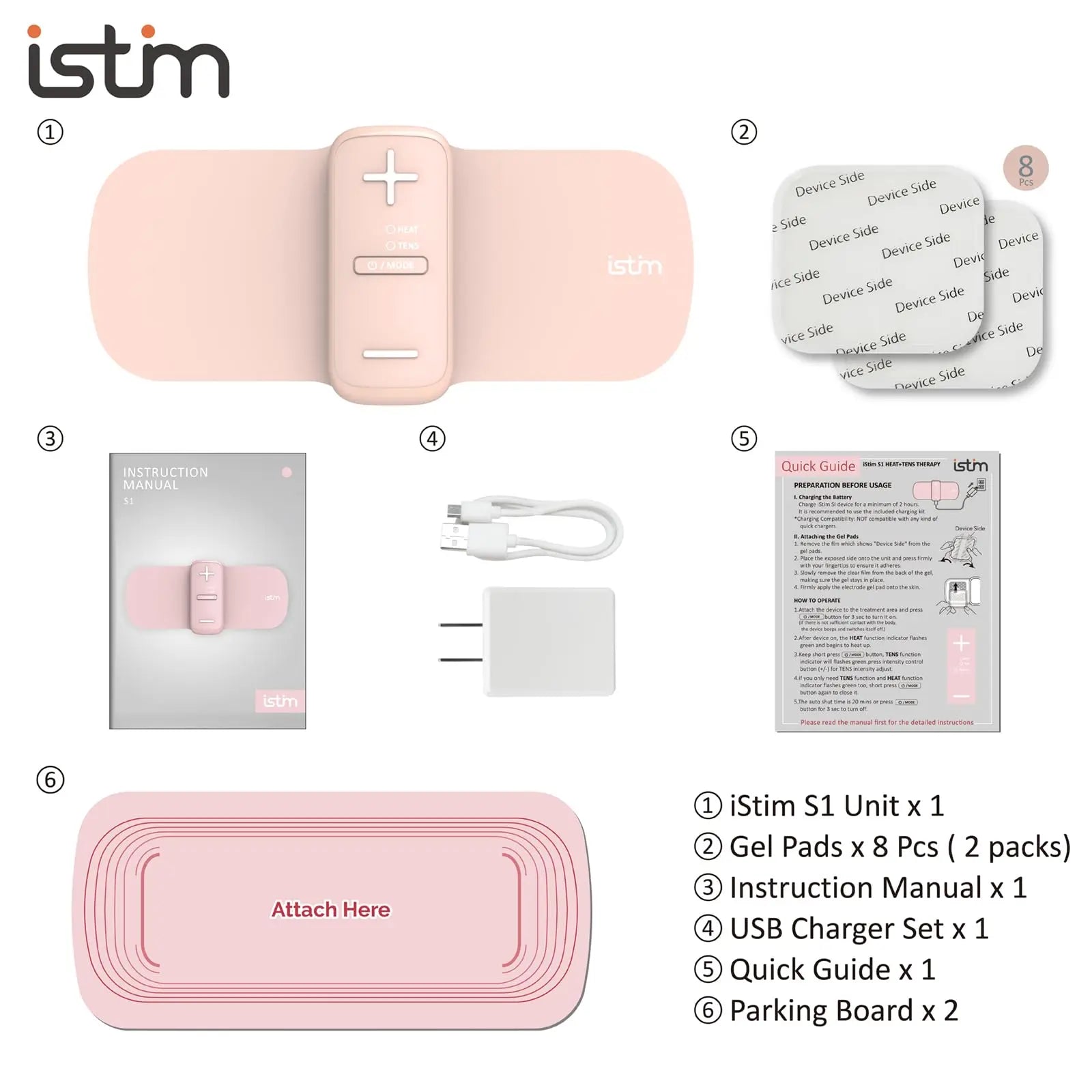 iStim S1 Wireless TENS Unit for Menstrual Relief – Period Pain Relief Device for Period Cramps and Back Pain, TENS Machine with Heat, Rechargeable Drug-Free TENS Massager with Japanese Gel Pads iSTIM Au supplements