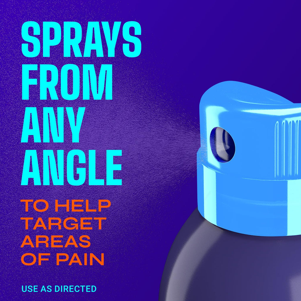 Icy Hot Advanced PRO Pain Relief Dry Spray, Fast-Acting and Quick-Drying Formula, Max Strength Pain Relief with Menthol 16% and Camphor 11% for Backaches, Joints, Muscle Strains and Arthritis, 4 oz Icy Hot Au supplements