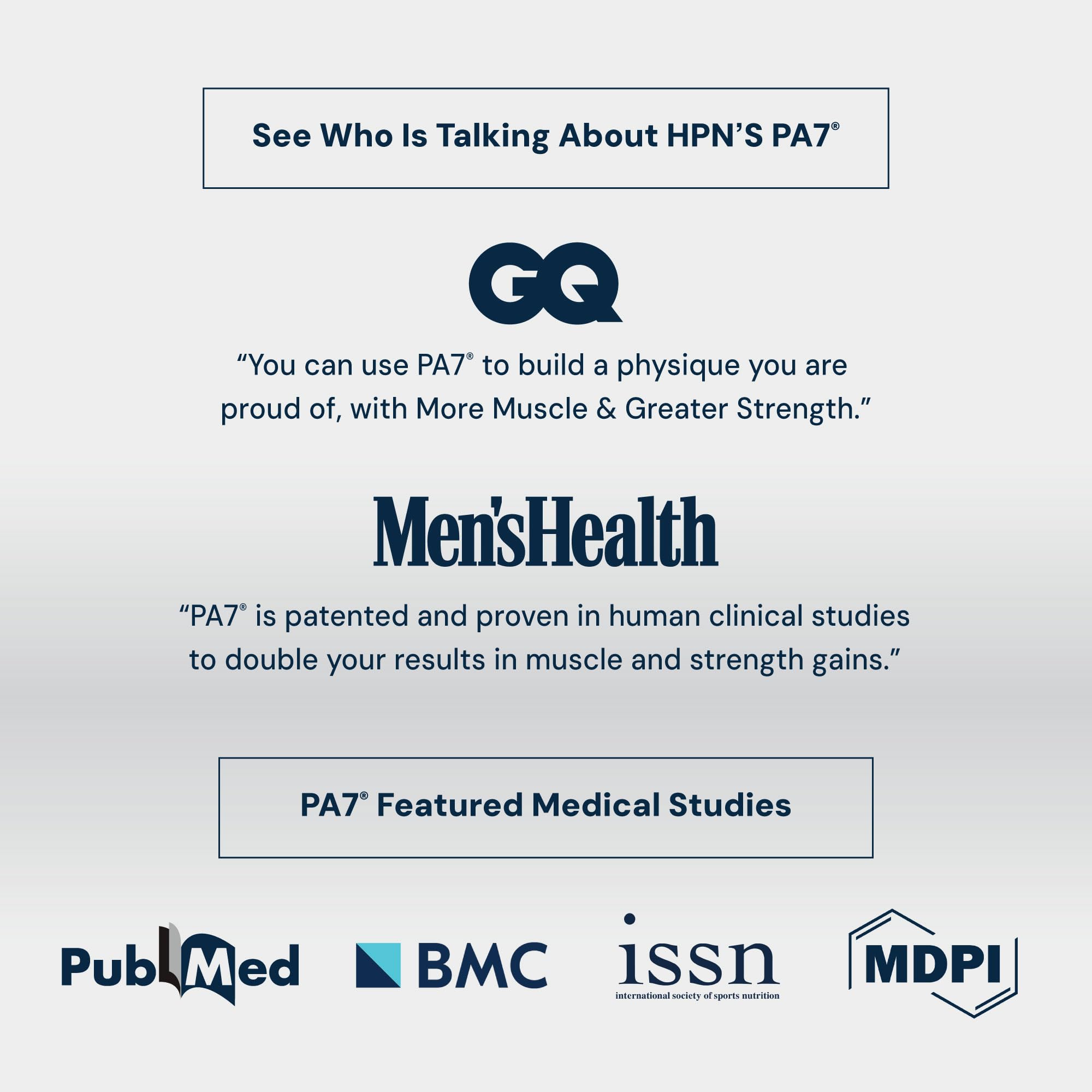 HPN PA(7) Phosphatidic Acid Muscle Builder Top Natural Muscle Builder - Boost mTOR | Build Mass and Strength from Your Workout | 30 Day Supply