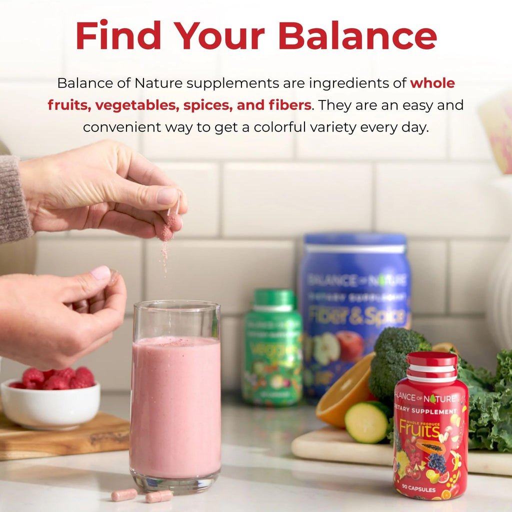 Balance of Nature Whole Fruits Supplement with Superfood Fruits Balance of Nature Au supplements